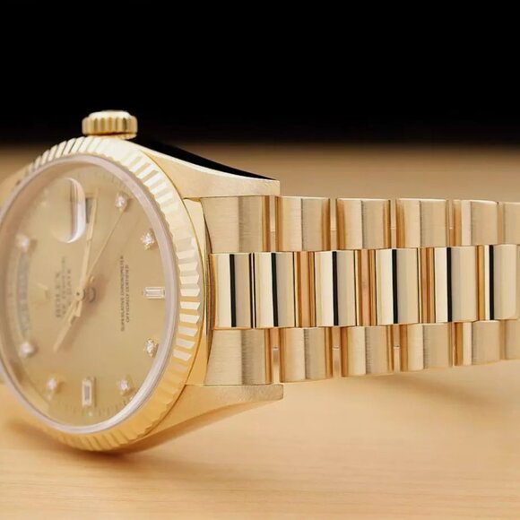 Mens Rolex Day Date President 18k Gold Watch New Condition - Picture 3 of 7